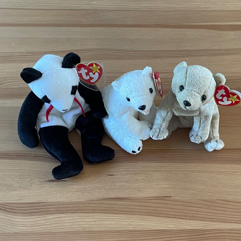 Ty Beanie Babie Bears